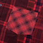 Over Dye 7 Cuts Shirt - Red