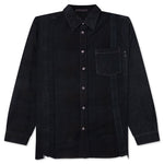 Over Dye 7 Cuts Wide Shirt - Black