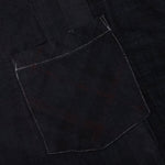 Over Dye 7 Cuts Wide Shirt - Black