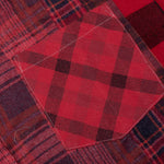 Over Dye 7 Cuts Wide Shirt - Red
