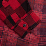 Over Dye 7 Cuts Wide Shirt - Red