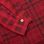 Over Dye 7 Cuts Wide Shirt - Red
