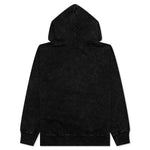 Over Dye Pullover Relaxed Fit Hoodie - Black