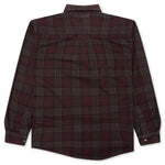 Over Dyed Ribbon Shirt - Brown