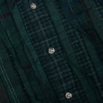 Over Dyed Ribbon Shirt - Green