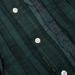 Over Dyed Ribbon Shirt - Green
