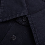 Chest Pocket Oversized Contrast Shirt - Navy