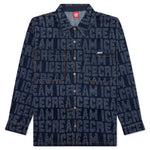Oversized Echo L/S Shirt - Blue Moon
