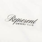 Owners Club Script T-Shirt - Flat White
