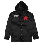 Berlin Satin Coaches Jacket - Black