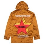 Berlin Satin Coaches Jacket - Caramel