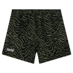 Breaker Fuzzy Stripe Shorts - Green