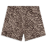 Breaker Fuzzy Stripe Shorts - Tan