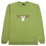PLEASURES x Playboy Bunny Logo Crewneck - Green