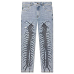 Crawler Denim Pant - Blue