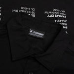 PLEASURES x Playboy Film Crew Work Shirt - Black