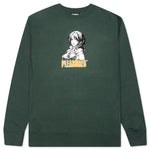 Heroine Premium Crewneck - Alpine Green