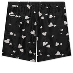 Silk Habotai Bermuda Shorts - Black