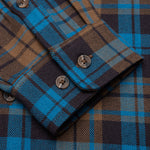 Paisley Printed Flannel Shirt - Brown Multi