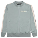 Bomber Track Jacket - Grey/Off White