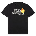 Burning Head Logo Tee - Black/Yellow