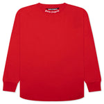Classic Logo Over Tee L/S - Red/White