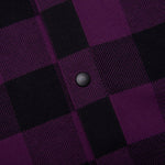 Classic Logo Overshirt - Violet/White