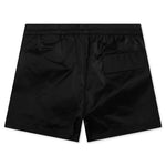 Curved Logo Beachwear Short - Black/White