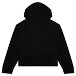 Curved Logo Hoodie - Black/White