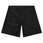 Curved Logo Swim Short - Black/White