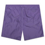 Curved Logo Swim Short - Violet/White