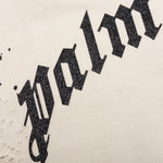 GD Glittered Logo Crewneck - Off-White/Black