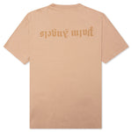 GD Reverse Logo Tee - Beige