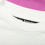 Gradient Overlogo Tee - Purple/White
