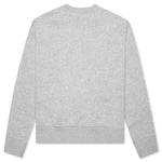Kid's Classic Curved Logo Crewneck - Melange Gray