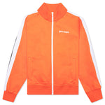 Kid's Logo Track Jacket - Orange/White