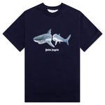 Kids Shark T-Shirt - Navy Blue