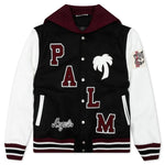 Marine Collar Varsity Jacket - Navy Blue