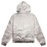 Metallic Hoodie - Grey/White