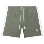 Monogram Swimshort - Military/White