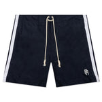 Monogram Swimshort - Navy Blue/White