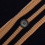 PA Bear Cardigan - Black/Brown