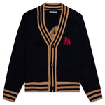 PA Bear Cardigan - Black/Brown