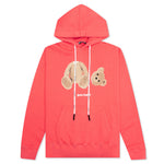 PA Bear Hoodie - Coral/Brown
