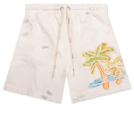 Palm Neon Sweatshorts - Off White