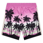 Pink Sunset Track Shorts - Purple/Blue