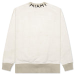 Seasonal Logo Vintage Crewneck - White/Black