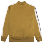 Bomber Track Jacket - Camel/Off White