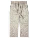 Pleaded Padded Pants - Sand