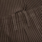 Tailored Pleats Pants - Dark Khaki